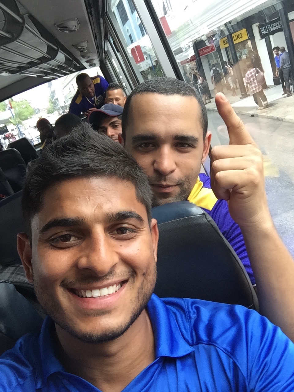 Adil Bhatt tour with Barbados Tridents 2015