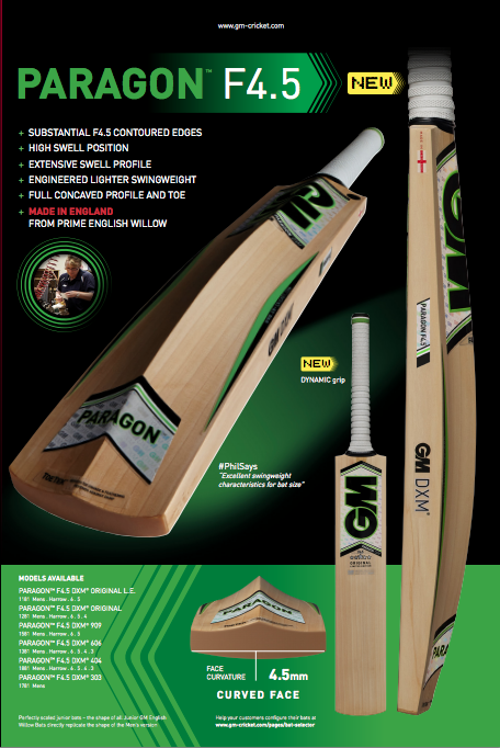 GM Paragon cricket bat 2016
